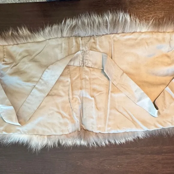 Grey Genuine Fox Fur Vintage 1950’s Stole/Shawl Wrap - Picture 6 of 9